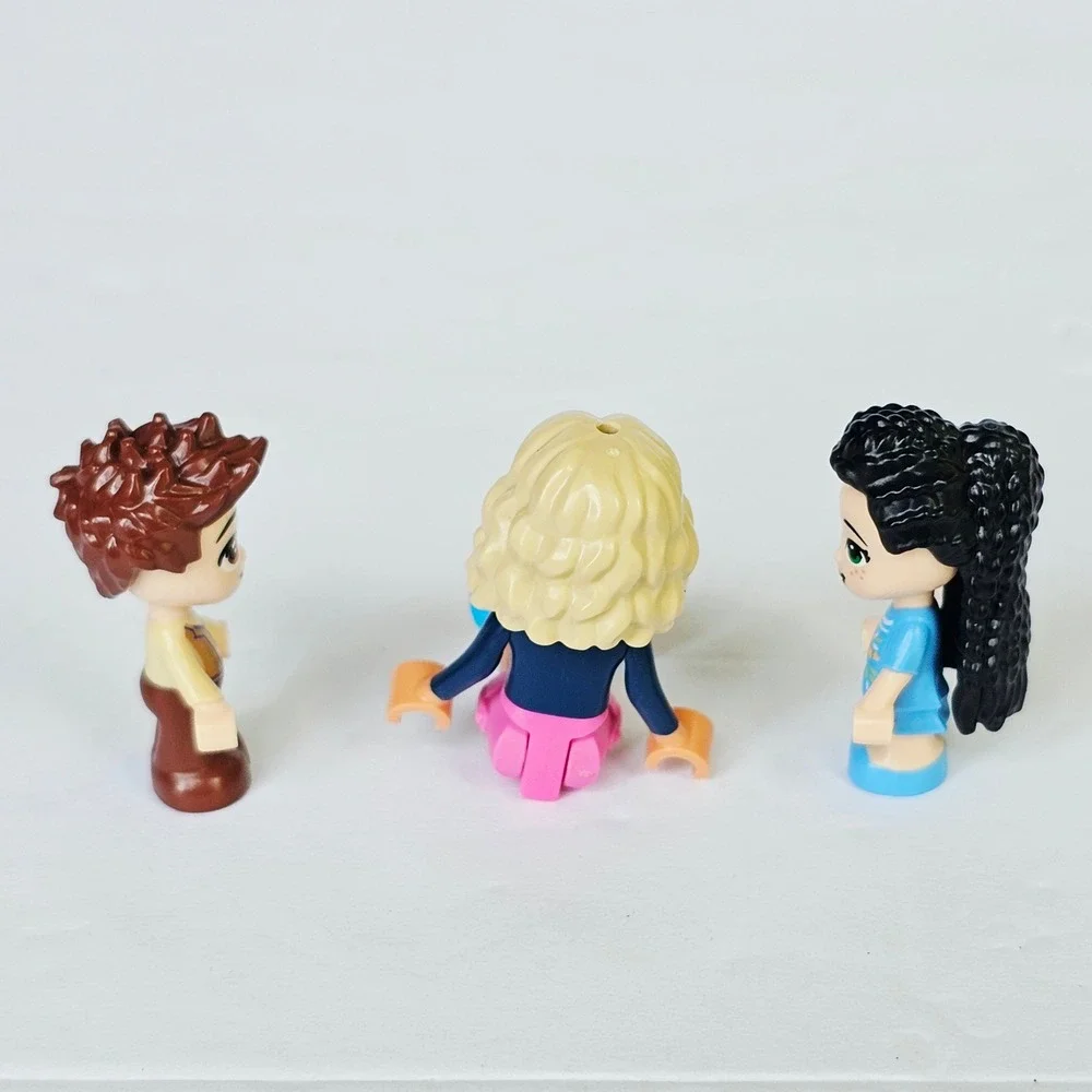 LEGO Friends Mini-doll Hair Pieces Blonde Black Brown Replacement Parts Lot